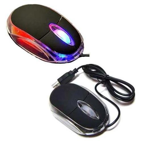 Product Cover Importer520 Black 3-Button 3D USB 800 Dpi Optical Scroll Mice Mouse w/Red LEDs for Notebook Laptop Desktop
