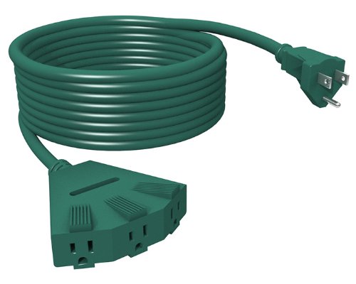 Product Cover Stanley 31545 Grounded 3-Outlet Outdoor Power Extension Cord 3, 25-Feet, Green