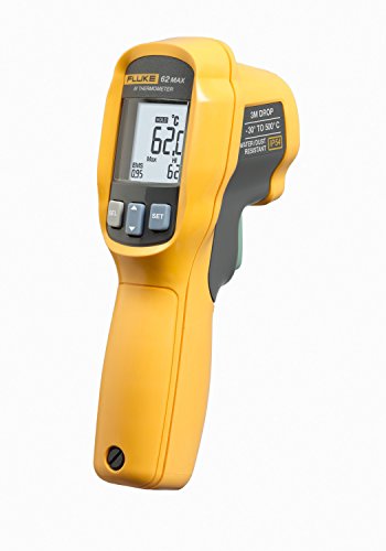 Product Cover Fluke 62 MAX IR Thermometer, Non Contact, -22 to +932 Degree F Range