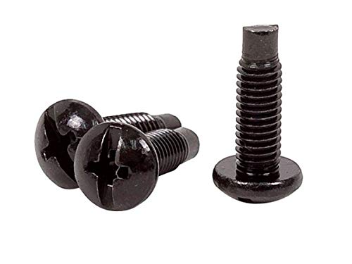 Product Cover Monoprice 108621 10/32 Screw for Rack, Black Single Bag of 50 Piece