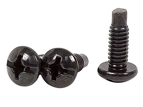 Product Cover Monoprice 12/24 Screw for Rack, 50 -Piece, Black 108622