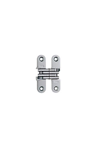 Product Cover SOSS 208US26D Mortise Mount Invisible Hinge with 4 Holes, Zinc, Satin Chrome Finish, 2-3/4