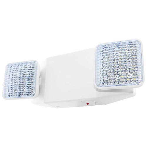 Product Cover LFI Lights - UL Certified - Hardwired LED Standard Emergency Light - Square Head - ELW2