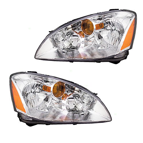 Product Cover Halogen Headlights Headlamps Driver and Passenger Replacements for 02-04 Nissan Altima 260603Z626 260103Z626