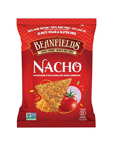 Product Cover Beanfields Bean & Rice Chips, Nacho, 1.5 Ounce (Pack of 24)