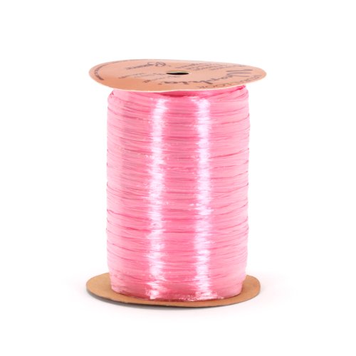 Product Cover Berwick Offray Pink Azalea Raffia Ribbon, 1/4'' Wide, 100 Yards