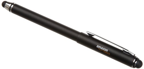 Product Cover AmazonBasics Capacitive Stylus Pen for Touchscreen Devices Including Kindle Fire, Apple iPad, Samsung Galaxy Tab - Black