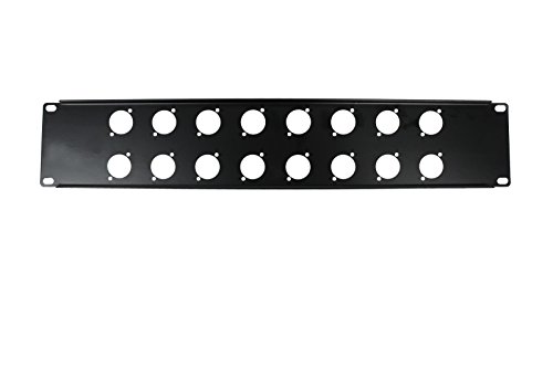 Product Cover Elite Core Audio OSP HYC-39-16D 2 Space Rack Panel with 16 D Holes