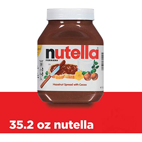 Product Cover Nutella Chocolate Hazelnut Spread, Perfect Topping for Pancakes, 35.2 Oz Jar