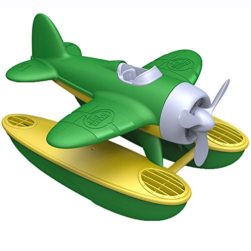 Product Cover Green Toys Seaplane in Green Color - BPA Free, Phthalate Free Floatplane for Improving Pincers Grip. Toys and Games