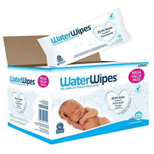 Product Cover WaterWipes Sensitive Baby Wipes, 12 Packs of 60 Count (720 Count)