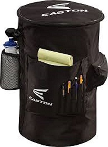 Product Cover EASTON COACH'S Slip Over Bucket Organizer Cover | 2020 | Black | Padded Seat Top | Organization Panel For Scorecard, Notebook, Line Up Card, Pens, Water Bottle | Carry Strap