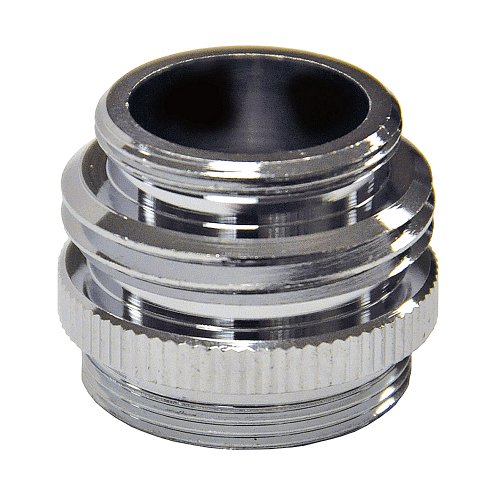 Product Cover DANCO Multi-Thread Garden Hose Adapter for Male to Male and Female to Male, Chrome, 1-Pack (10513)