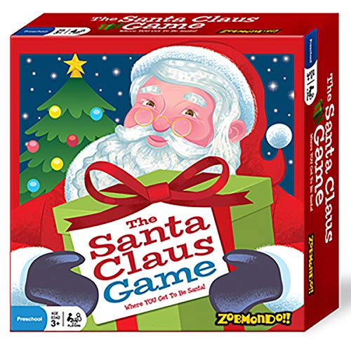 Product Cover The Santa Claus Game - Best Seller, Holiday Board Game - Award Winning, Holiday Game, Christmas Game, Kids Board Game, Educational Game, xmas game, Easy Game - Perfect Gift This Holiday