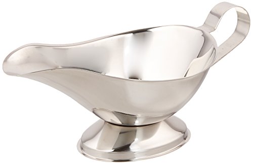 Product Cover Royal Industries Gravy Boat, Stainless Steel, 16 Oz, Silver