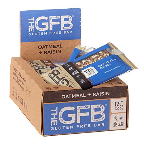 Product Cover The GFB Protein Bars, Oatmeal Raisin, 2.05 Ounce (Pack of 12), Gluten Free, Non GMO