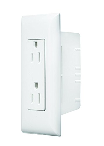 Product Cover RV Designer S831, Self Contained Wall Switch with Cover Plate, White, AC Electrical