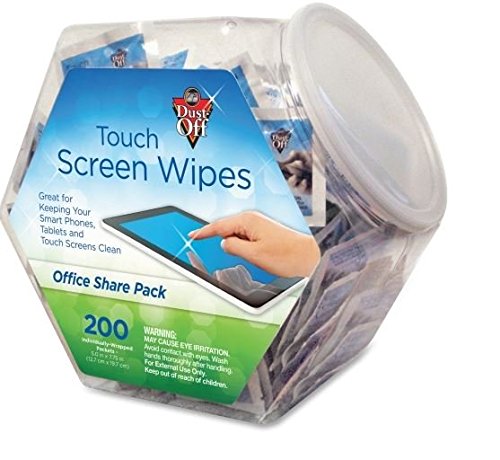 Product Cover Falcon Touch Screen Wipes Office Share Pack (FALDMHJ)5.0 in x 6.0 in 200 Individual wrapped Packets