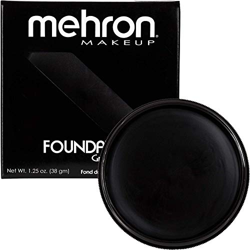 Product Cover Mehron Makeup Foundation Greasepaint (1.25 ounce) (Black)