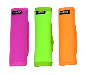 Product Cover Cosmos ® 3 PCS Comfort Neoprene Handle Wraps/Grip/Identifier for Travel Bag Luggage Suitcase