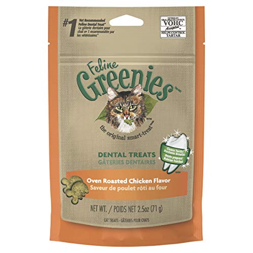 Product Cover Greenies Dental Treats for Cats - Chicken - 2.5oz