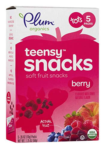 Product Cover Plum Organics Teensy Fruits, Berry, 1.75 Ounce 8 x 5 pack