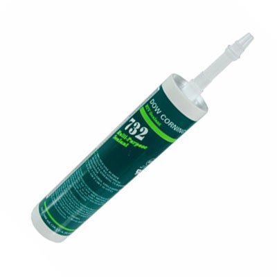 Product Cover Clear Dow Corning 732 Multi-Purpose Silicone Sealant- 12 Tubes (Case)