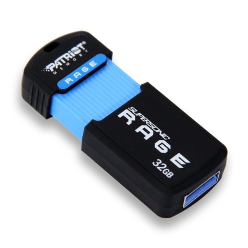 Product Cover Patriot 32GB Supersonic Rage Series USB 3.0 Flash Drive with Up to 180MB/sec- PEF32GSRUSB