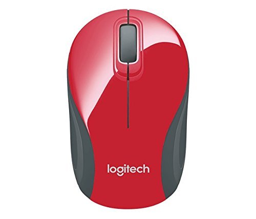 Product Cover Logitech M187 Wireless Mini Optical Mouse, Red (910-002727)