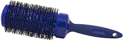 Product Cover Spornette 3 Inch Long Smooth Operator Round Brush with Crimped Tourmaline Ionic Bristles & Capless Extended Ceramic Barrel (#4475) - Round Brush for Blow Drying, Styling, Waving & Curling Long Hair.