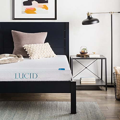 Product Cover LUCID 6 Inch Gel Infused Memory Foam Mattress - Firm Feel - Perfect for Children - CertiPUR-US Certified - 10-Year warranty - Full