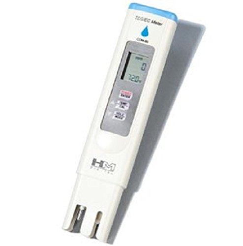 Product Cover HM Digital Meters COM-80 Electrical Conductivity (EC) and Total Dissolved Solids Hydro Tester, 0-5000 PPM TDS Range, 1 PPM Resolution
