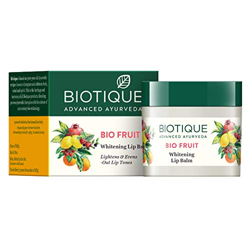 Product Cover Biotique Bio Fruit Whitening Lip Balm lightens & Evens-Out Lip Tones 12gm