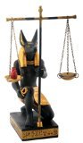 Product Cover SUMMIT COLLECTION Black and Gold Anubis Scales of Justice Egyptian Statuette