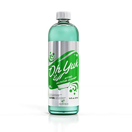 Product Cover Oh Yuk Jetted Tub Cleaner for Jacuzzis, Bathtubs, Whirlpools, The Most Effective Jetted Tub Cleaner, Septic Safe, 4 Cleanings per Bottle - 16 Ounces
