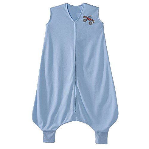 Product Cover HALO Big Kids Sleepsack Lightweight Knit Wearable Blanket, Blue, 2-3T