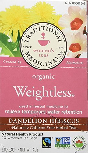Product Cover Traditional Medicinals Weightless, 20 Tea Bags, 40g
