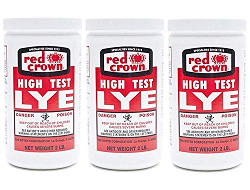 Product Cover Red Crown High Test Lye for Soap Making Case of 3-2 Lb. Packages