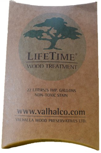 Product Cover Valhalla Wood Preservatives 5-Gallon Eco Friendly Non Toxic Lifetime Wood Treatment Pouch