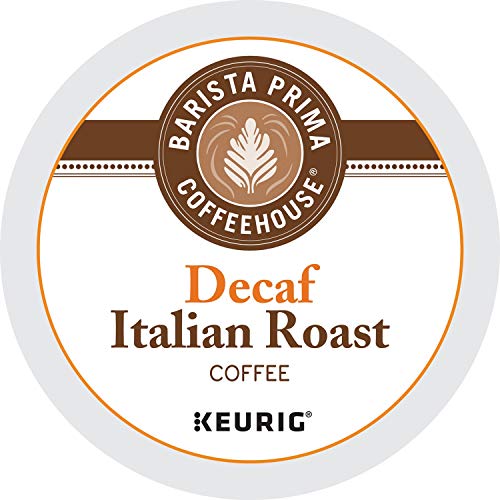 Product Cover Barista Prima Coffeehouse Dark Roast Extra Bold K-Cup for Keurig Brewers Decaf Italian Roast Coffee 96-Count