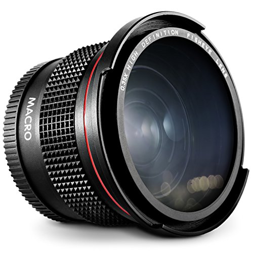 Product Cover Altura Photo 58MM 0.35x Fisheye Wide Angle Lens with Macro Close-Up Portion