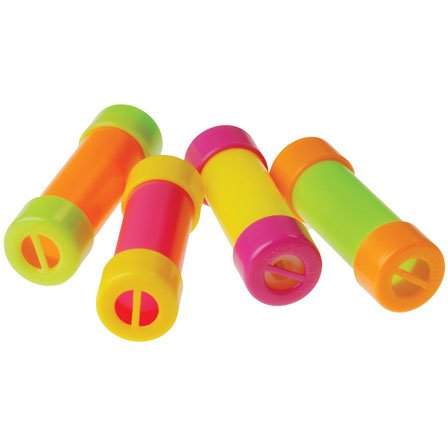 Product Cover Assorted Color Mini Noisemaker Groan Tubes (6)