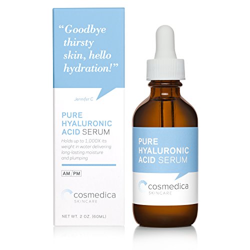 Product Cover Hyaluronic Acid Serum for Skin-- 100% Pure-Highest Quality, Anti-Aging Serum-- Intense Hydration + Moisture, Non-greasy, Paraben-free-Best Hyaluronic Acid for Your Face (Pro Formula) 2 Fl. Oz
