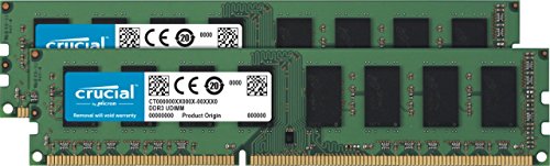 Product Cover Crucial 16GB Kit (8GBx2) DDR3L 1600 MT/s (PC3L-12800)  Unbuffered UDIMM  Memory CT2K102464BD160B