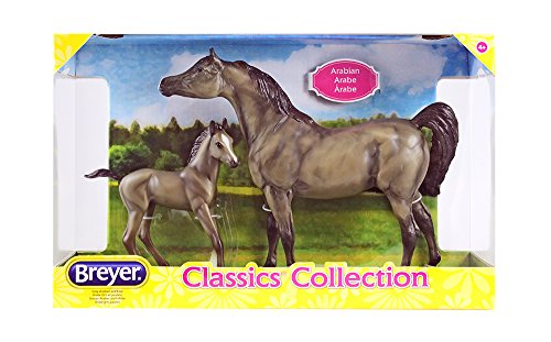 Product Cover Breyer Freedom Series (Classics) Grey Sport Horse & Foal | 2 Horse Set | Model Horse Toy | 1: 12 Scale (Classics) | Model #62047