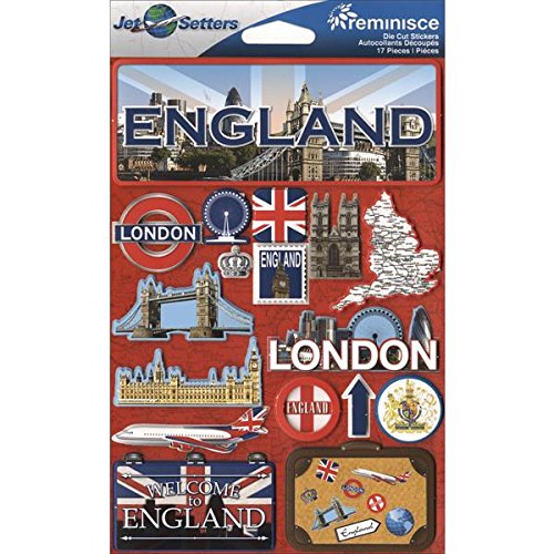 Product Cover Reminisce Jet Setters 3D Stickers - England