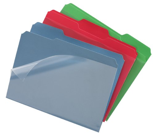 Product Cover Find It Clear View File Folder with Clear Front Sheet, Pack of Six, Assorted Colors (FT07187)