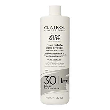 Product Cover Clairol Professional Soy4plex Pure White Creme Hair Color Developer, 30 Volume