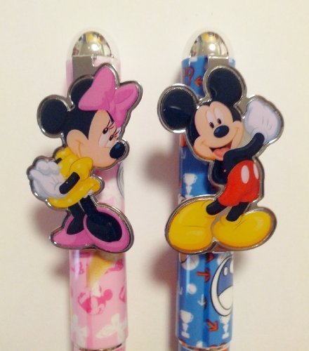 Product Cover Disney Mickey & Minnie Mouse 2 pcs. Pink & Blue Ball Point Pen Set