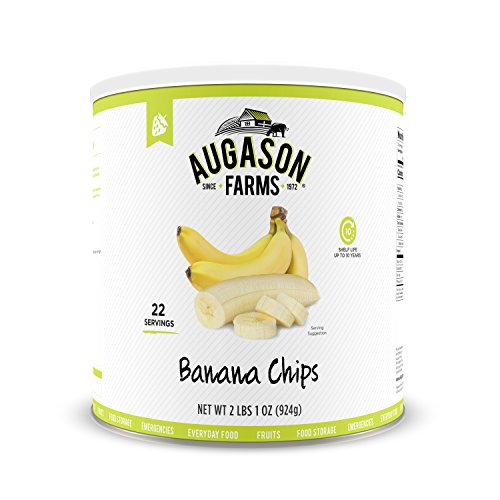 Product Cover Augason Farms Banana Chips 2 lbs 1 oz No. 10 Can